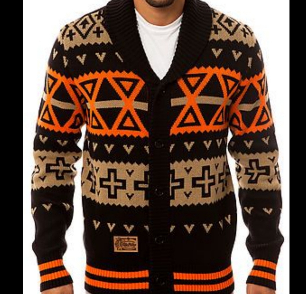 LRG Alpiner Cardigan Sweater size XL